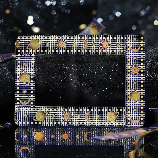 Tile Art Foil-stamped Washi Tape - Universe