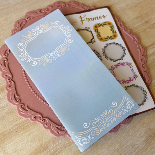Sky Frame Sticker Release Book with Sticker Sheet