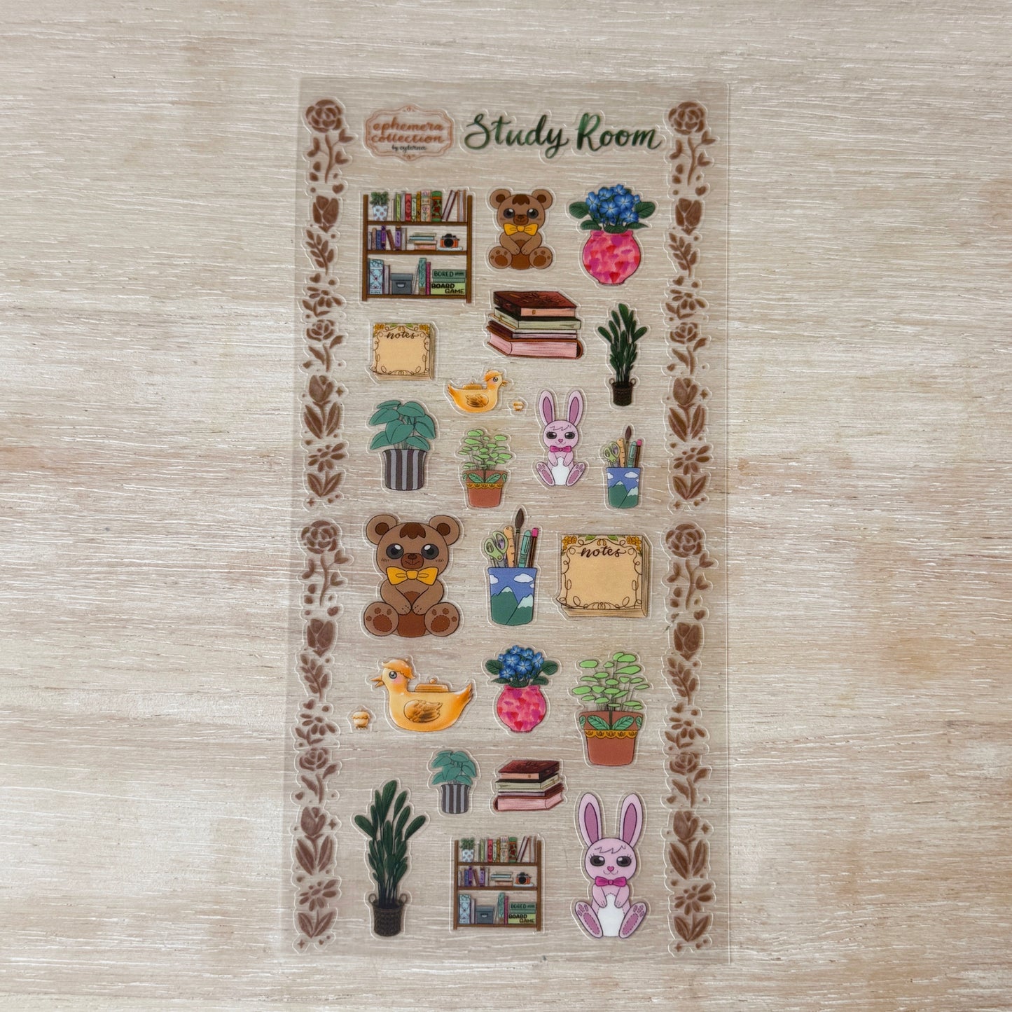 Study Room Sticker Sheet