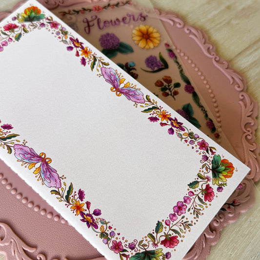 Summer Florals Sticker Release Book with Sticker Sheet