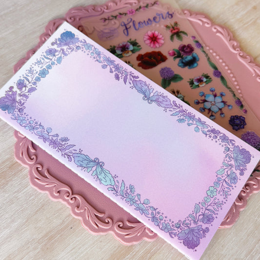 Winter Florals Sticker Release Book with Sticker Sheet