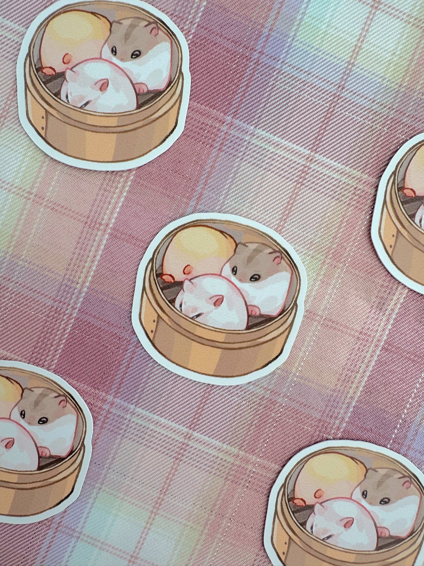 Dim Sum Hamsters Sticker