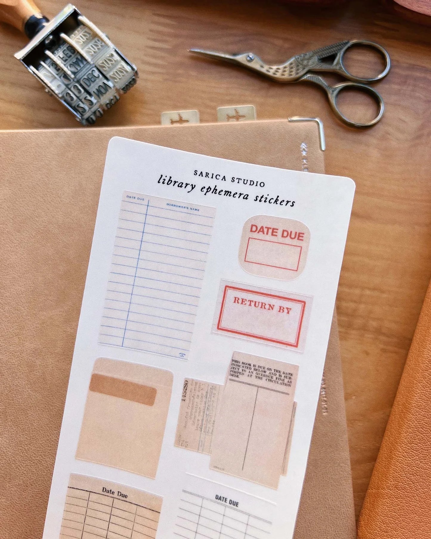 Library Ephemera Sticker