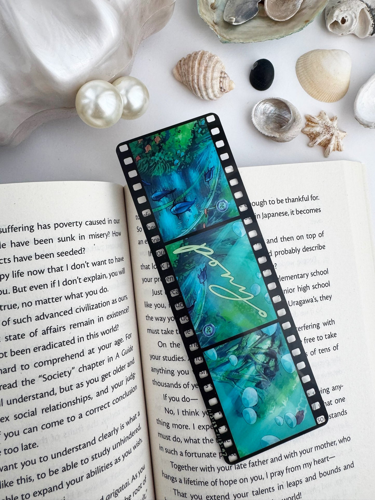 Ghibli Movie Reel Bookmarks - Underwater