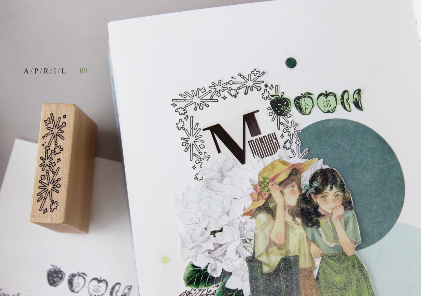 Mini Wooden Stamp - Sparkle