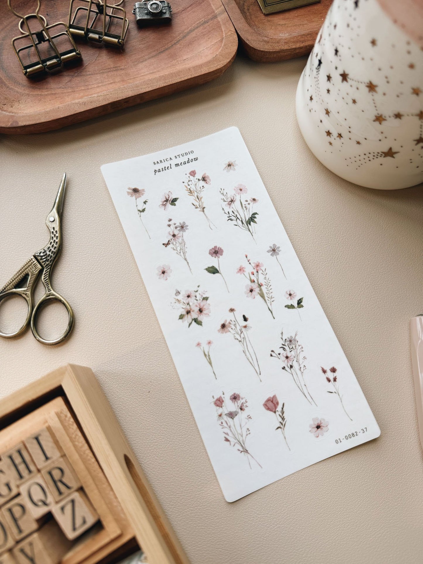 Pastel Meadow Stickers