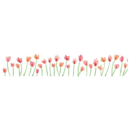 Deco Rush Decoration Tape - Flower Garden