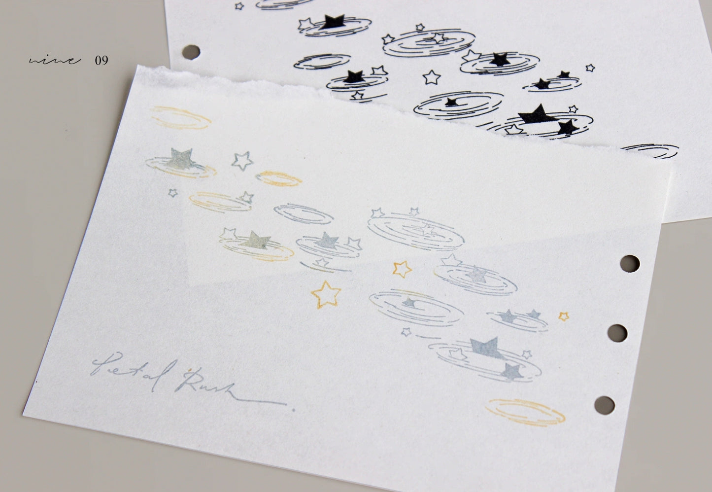 Star Rain Clear Stamp