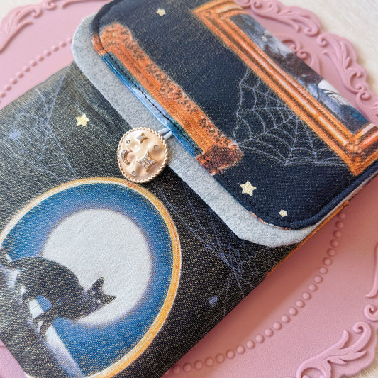 Handmade 6 Slot Midnight Familiar Pen Case