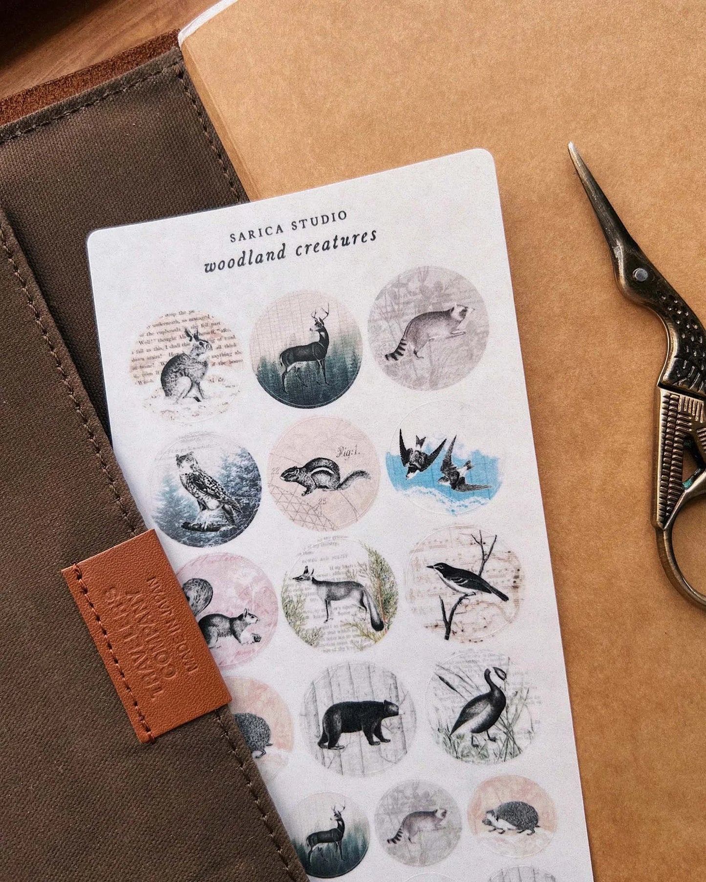 Woodland Creatures Sticker