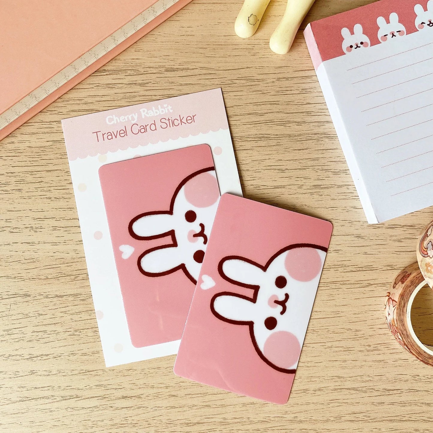 Rabbit Travel Card Sticker