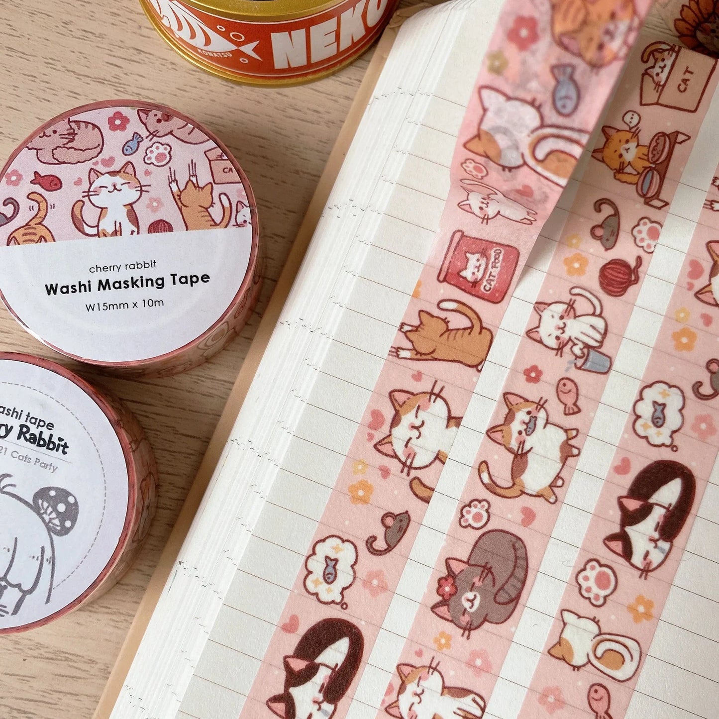 Cat Party Washi Tape