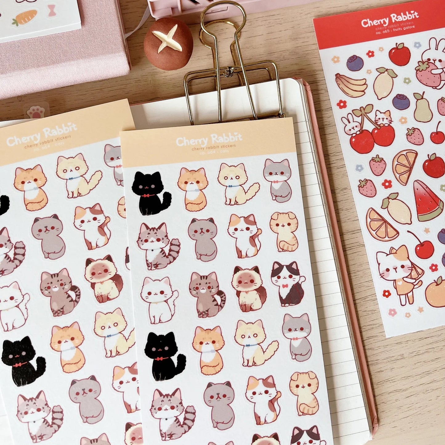 Cat Breeds Sticker Sheet