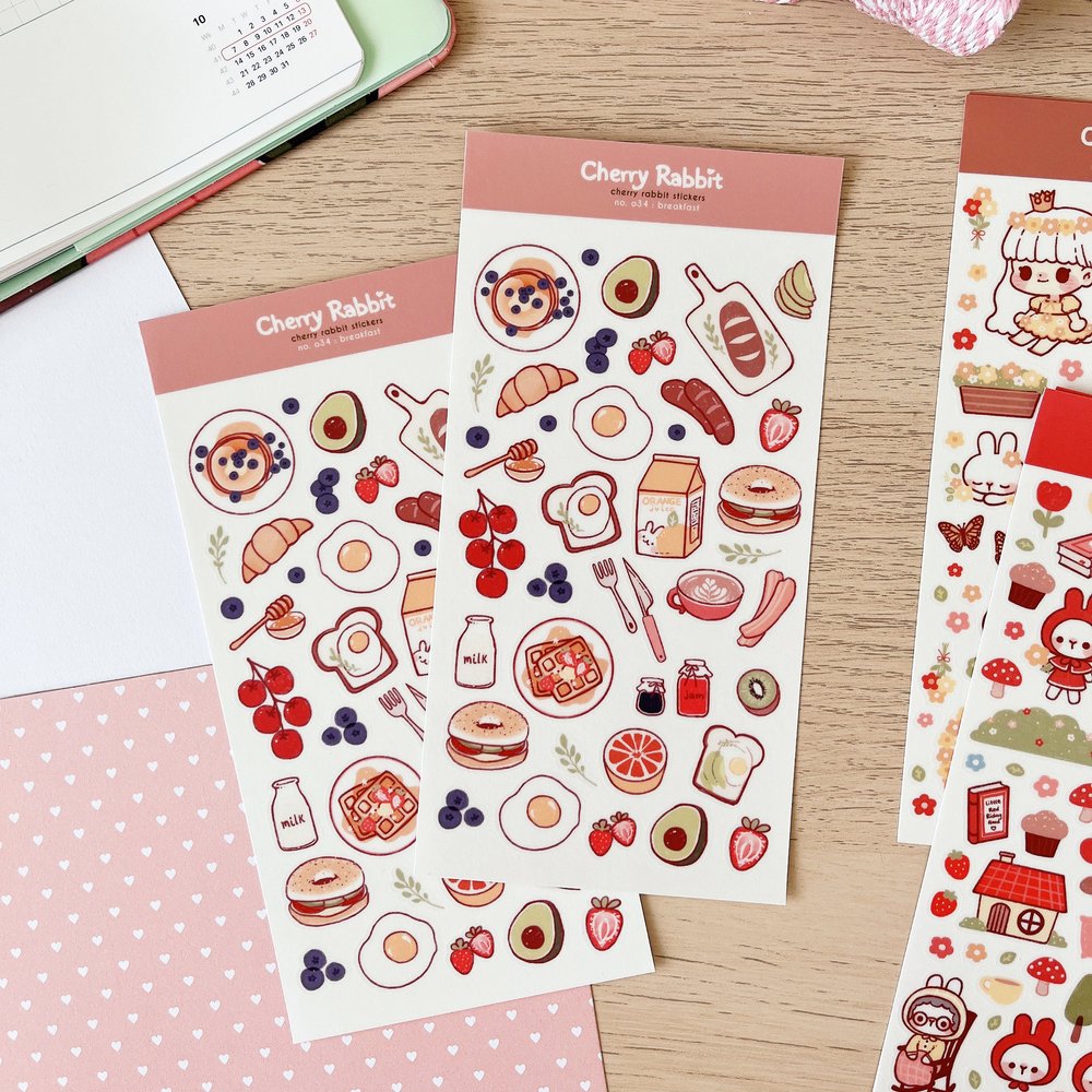 Breakfast Sticker Sheet