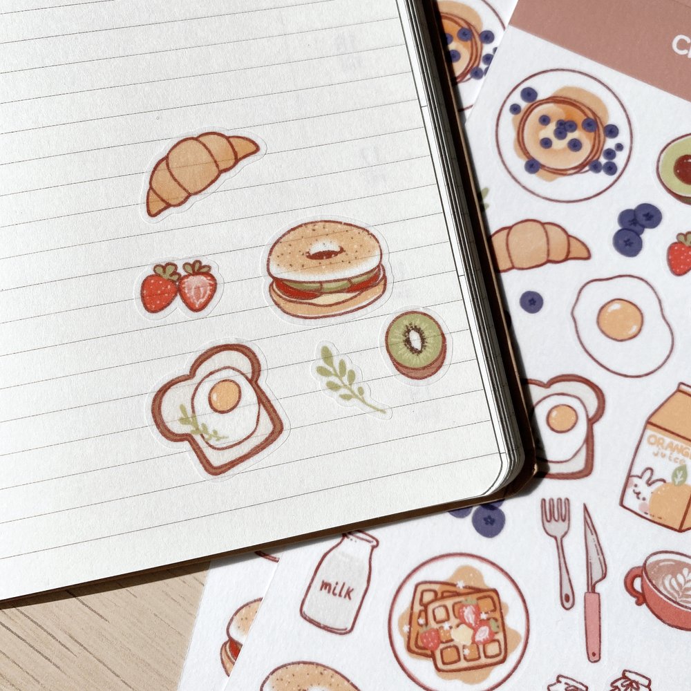 Breakfast Sticker Sheet