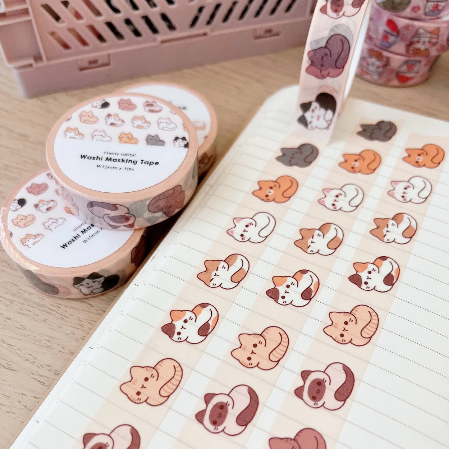 Cat Loaf Washi Tape
