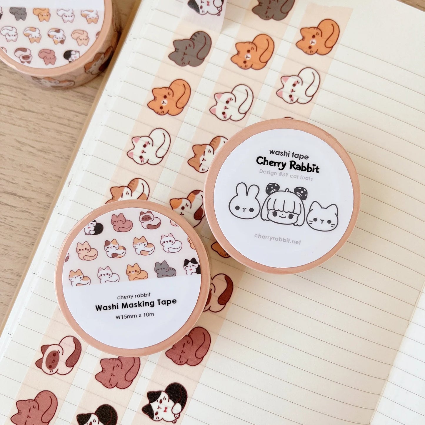 Cat Loaf Washi Tape