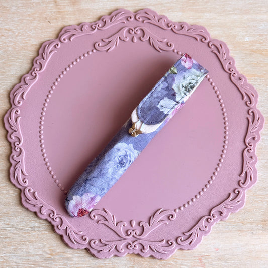 Handmade Single Slot Moonlit Rose Garden Pen Case