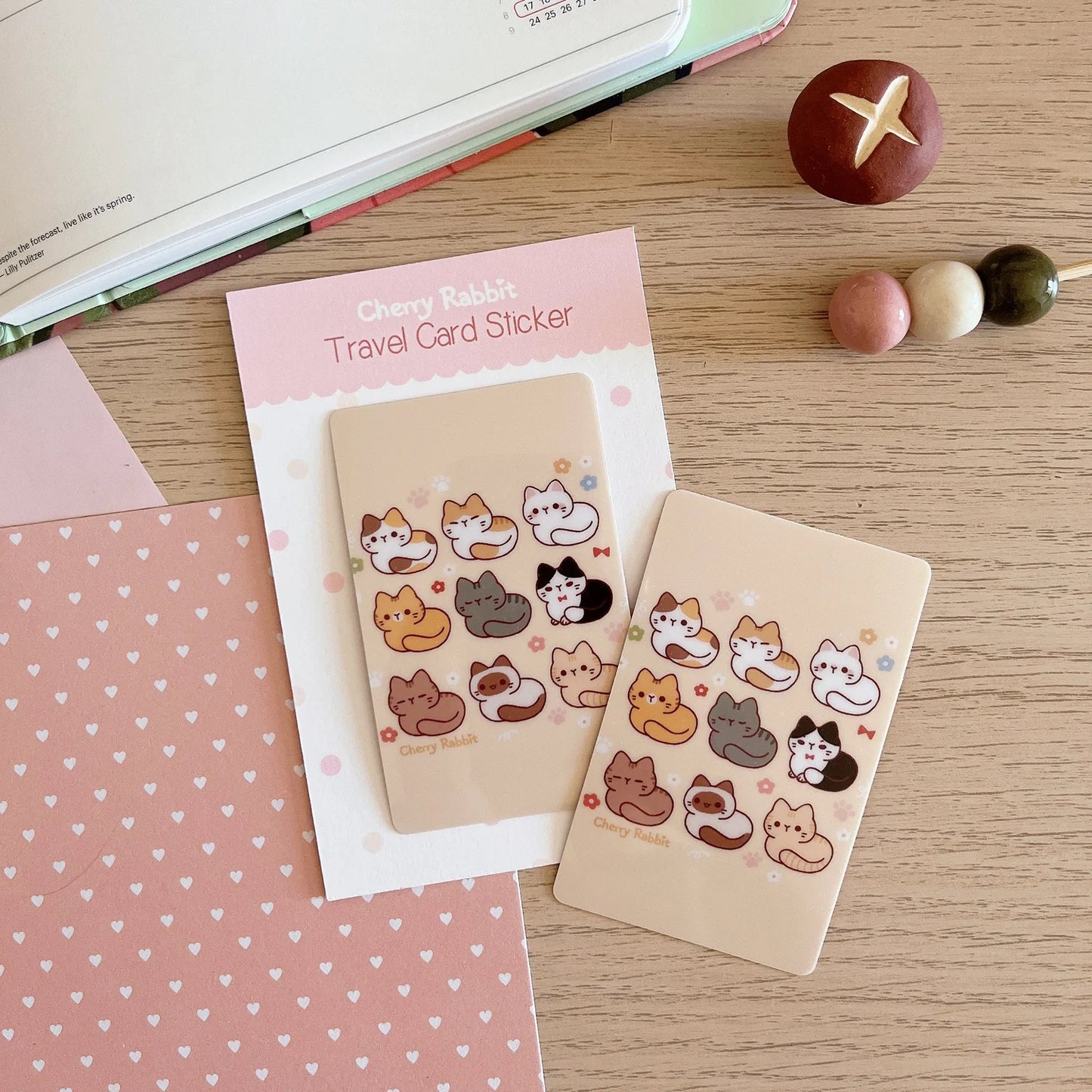 Cat Loafs Travel Card Sticker