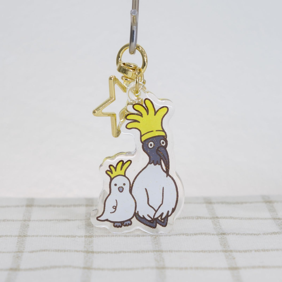 Cockatoo Wannabe Bin Chicken Keychain