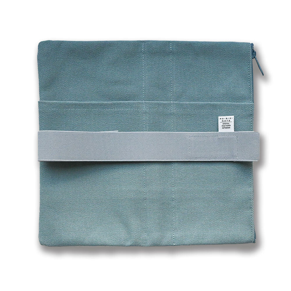 RO-BIKI Note Canvas Cover - Vintage Blue