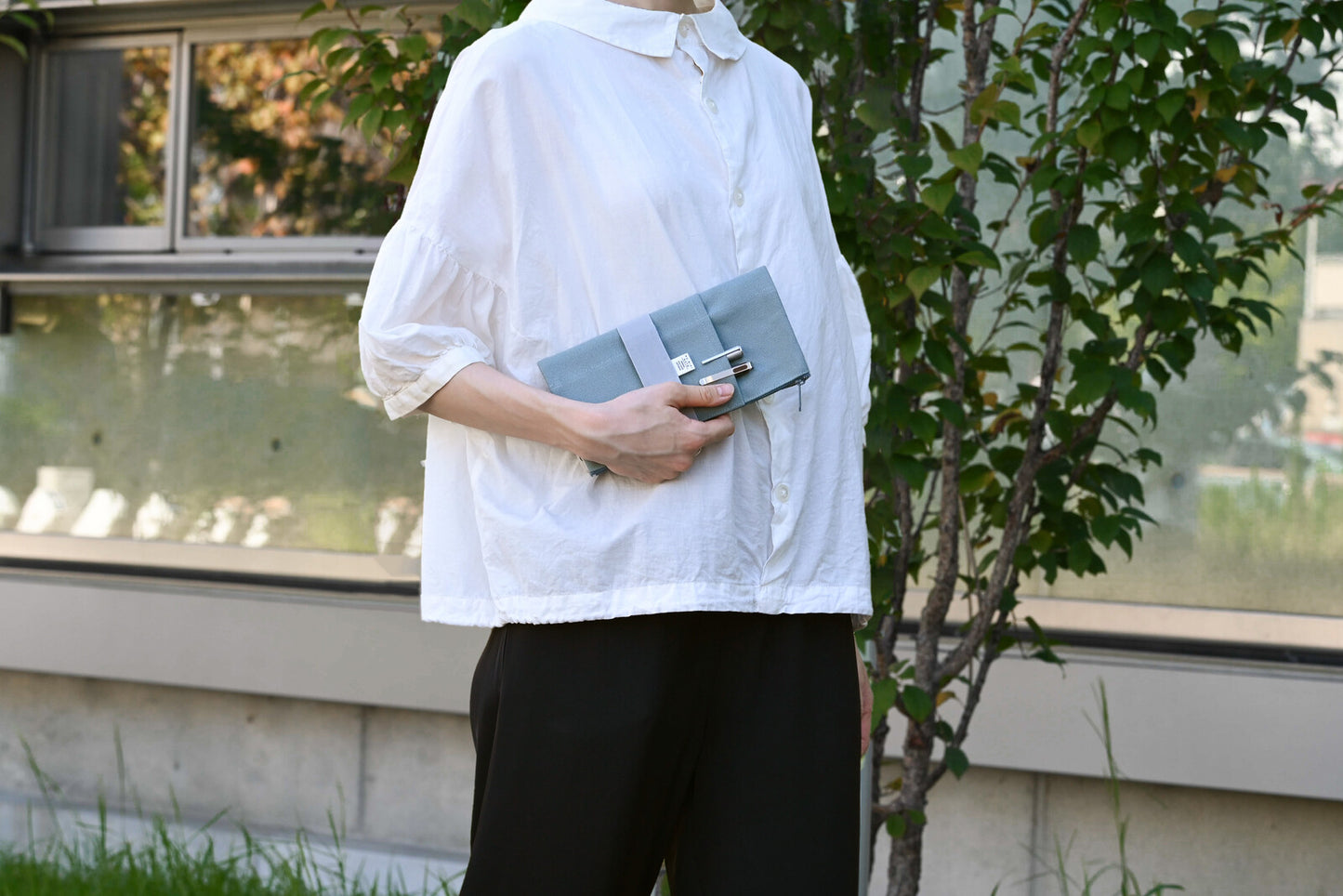 RO-BIKI Note Canvas Cover - Vintage Blue