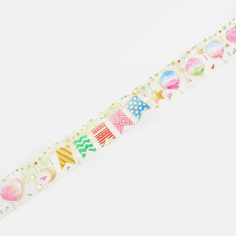 Party Garland Foil-Stamped Washi Tape