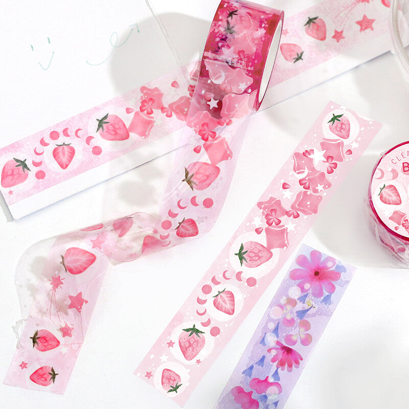 Soda Pop Clear Tape - Strawberry