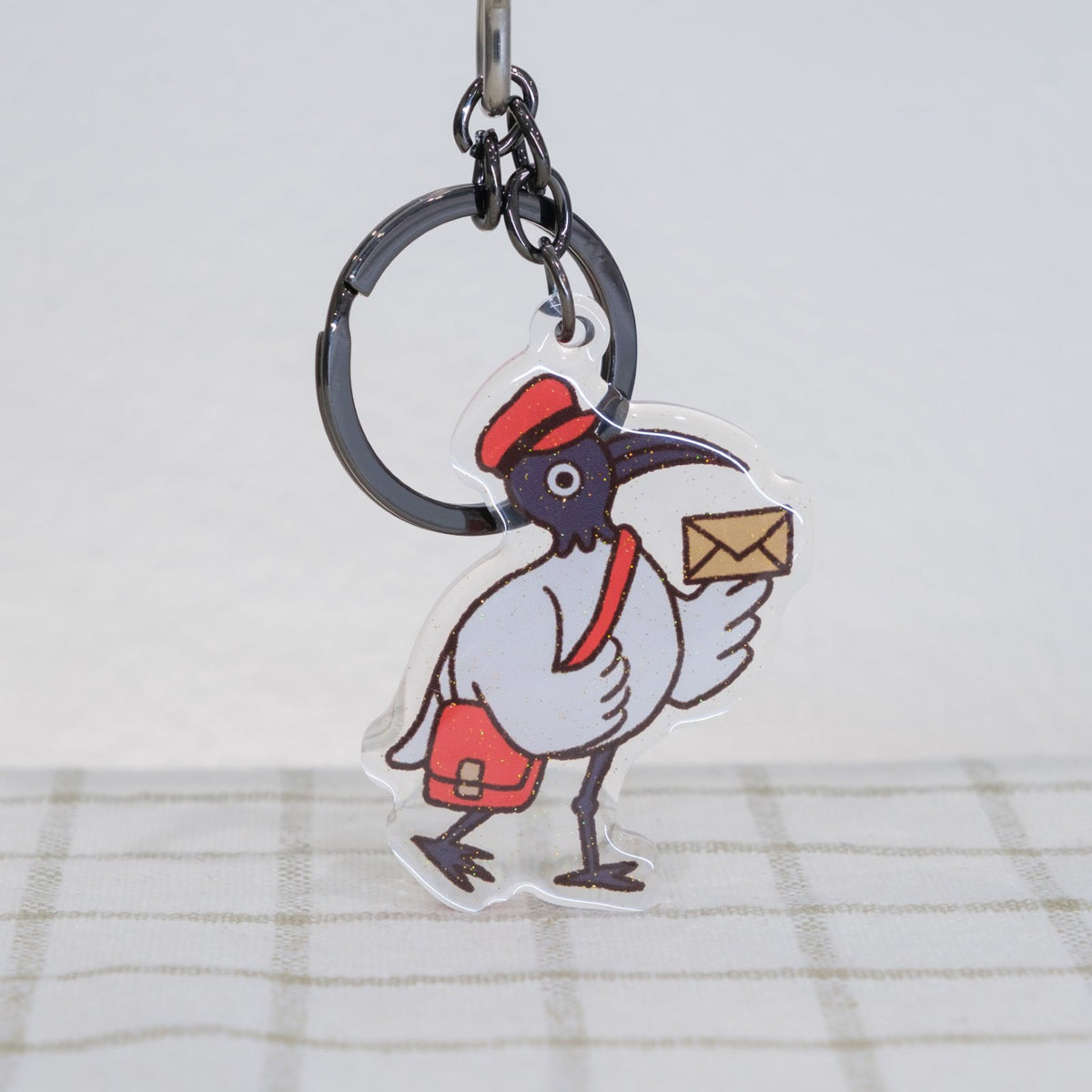 Bin Chicken Mailman Keychain
