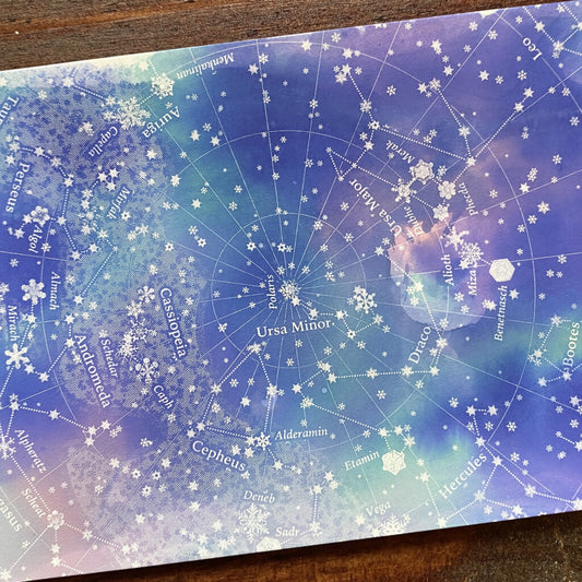 Constellations Colouring Ink Postcards