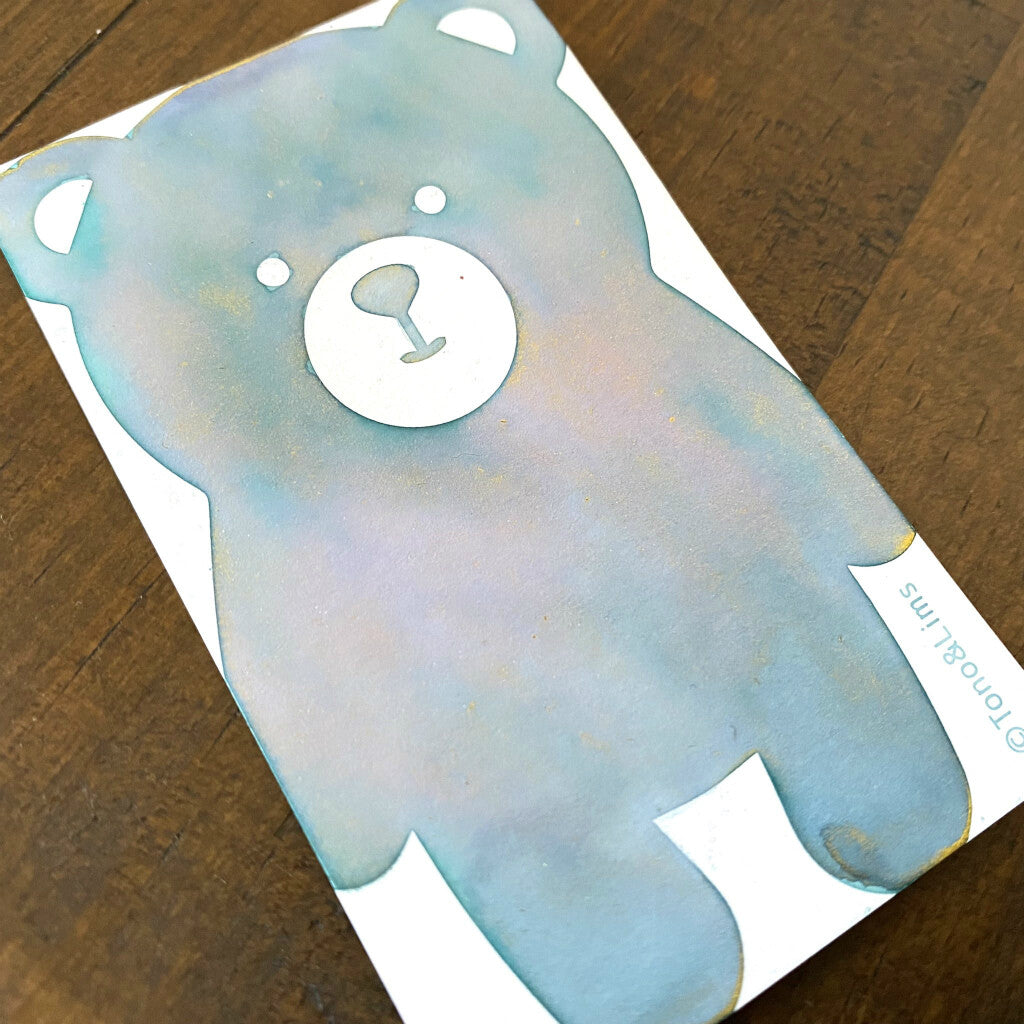 Tono & Lim’s Bear Colouring Ink Swatch Cards