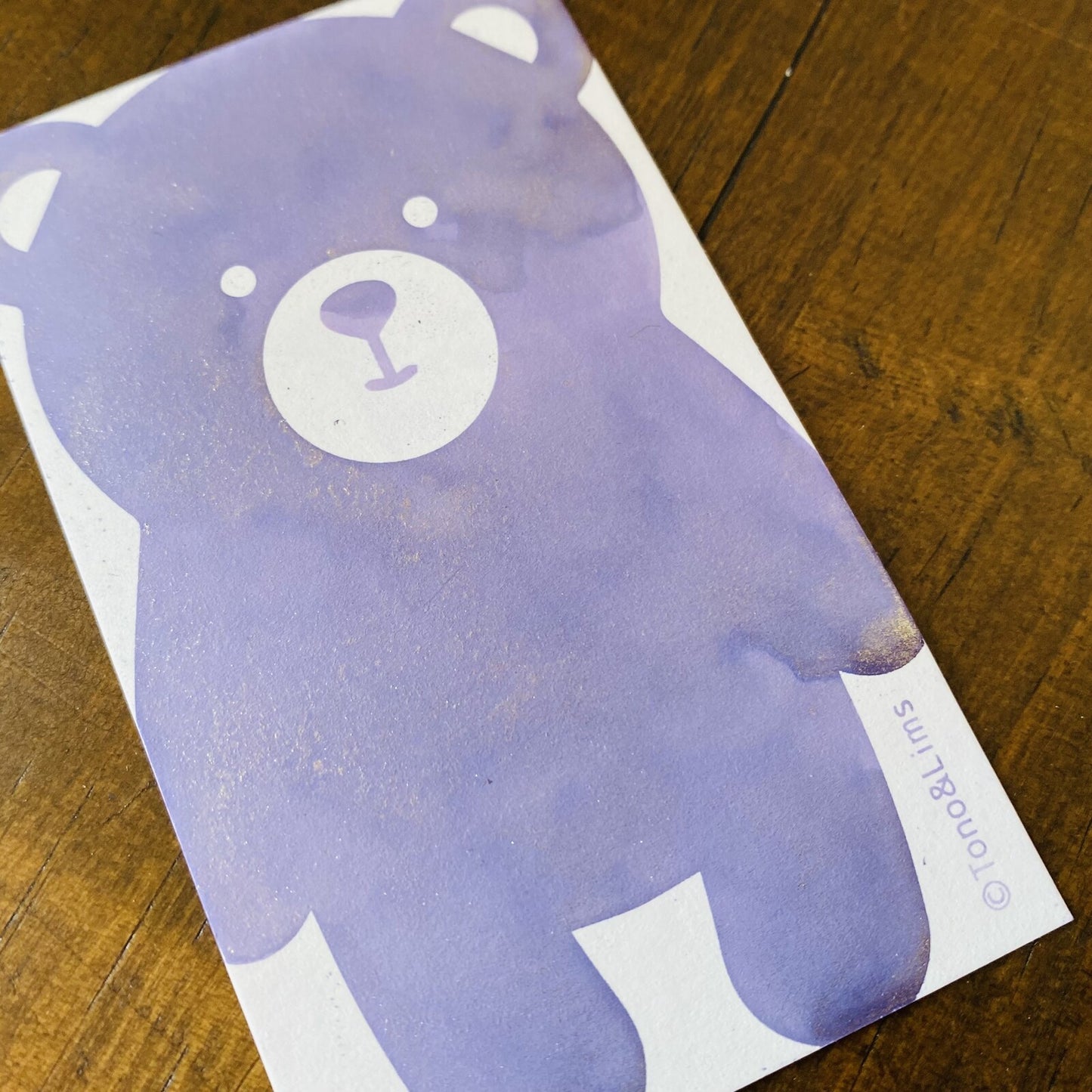 Tono & Lim’s Bear Colouring Ink Swatch Cards