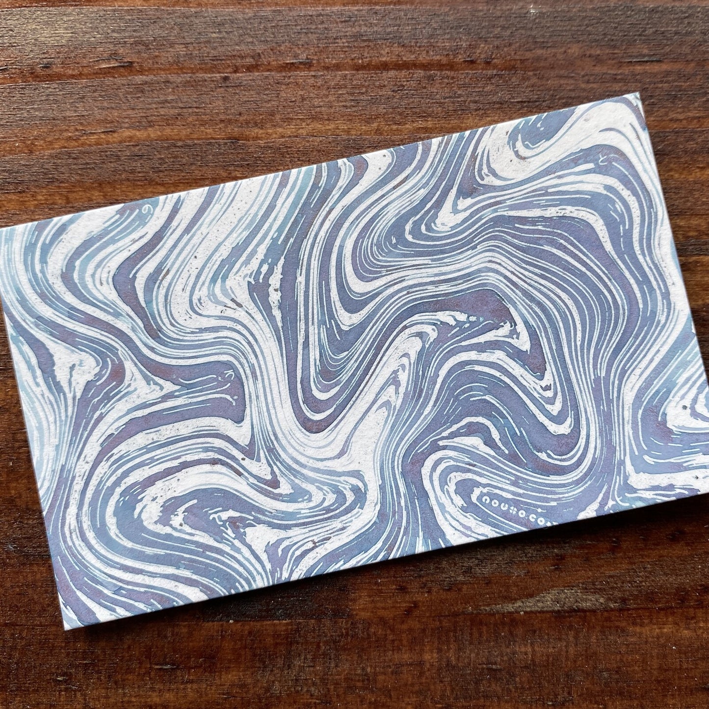 Marbled Pattern Colouring Ink Swatch Cards