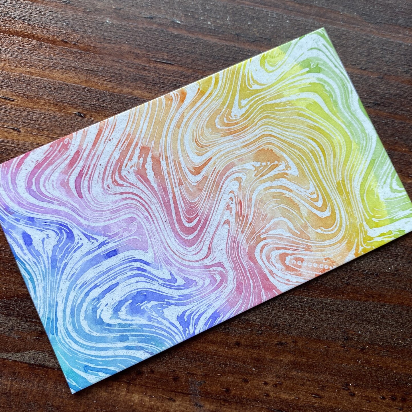 Marbled Pattern Colouring Ink Swatch Cards