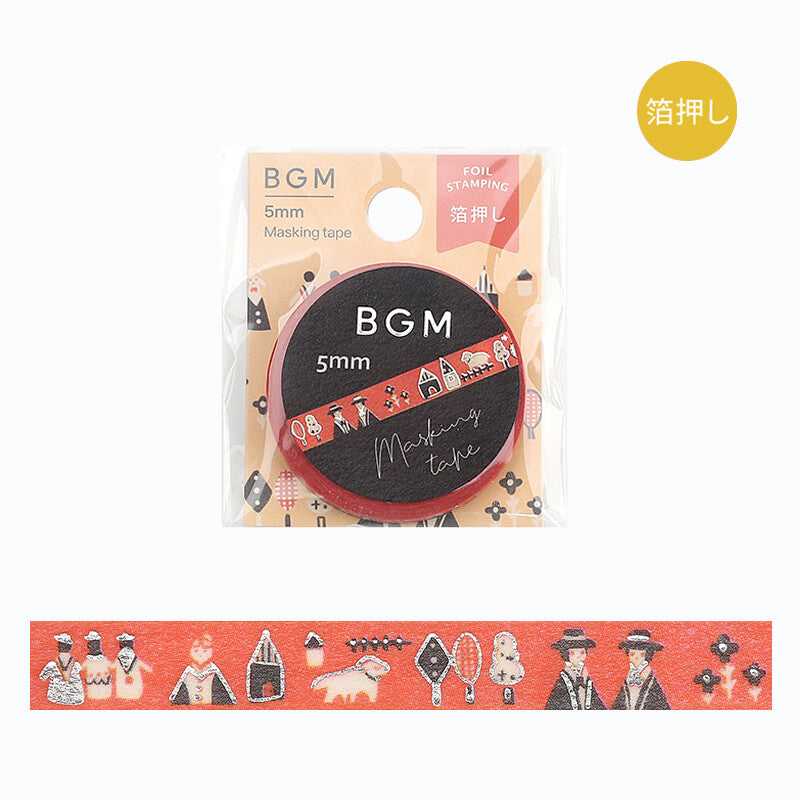 Alps - Silver Foil Stamped Washi Tape