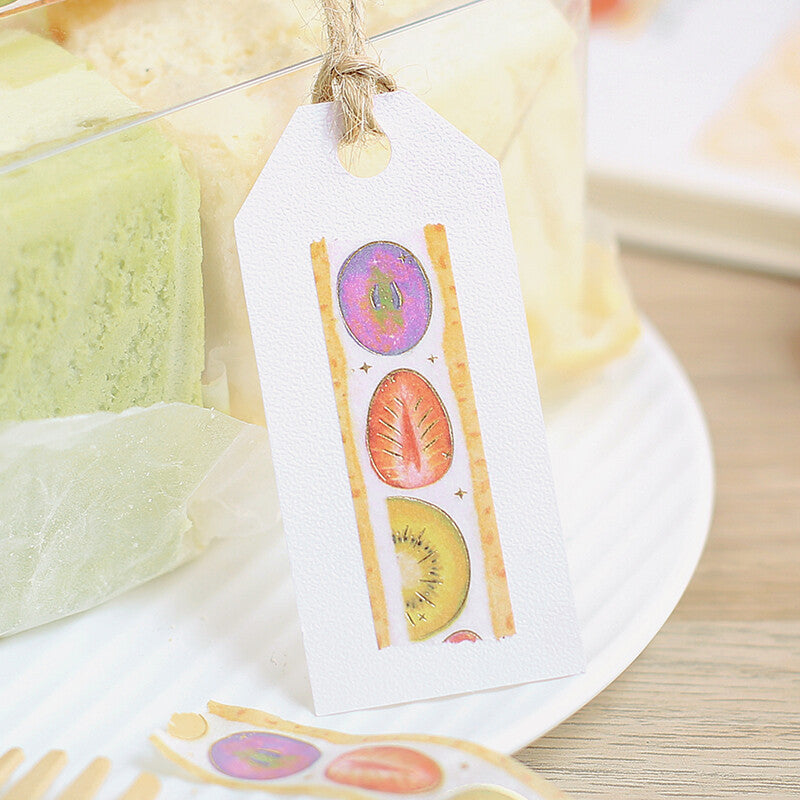 Fruit Sandwich Foil-Stamped Masking Tape - Fruit