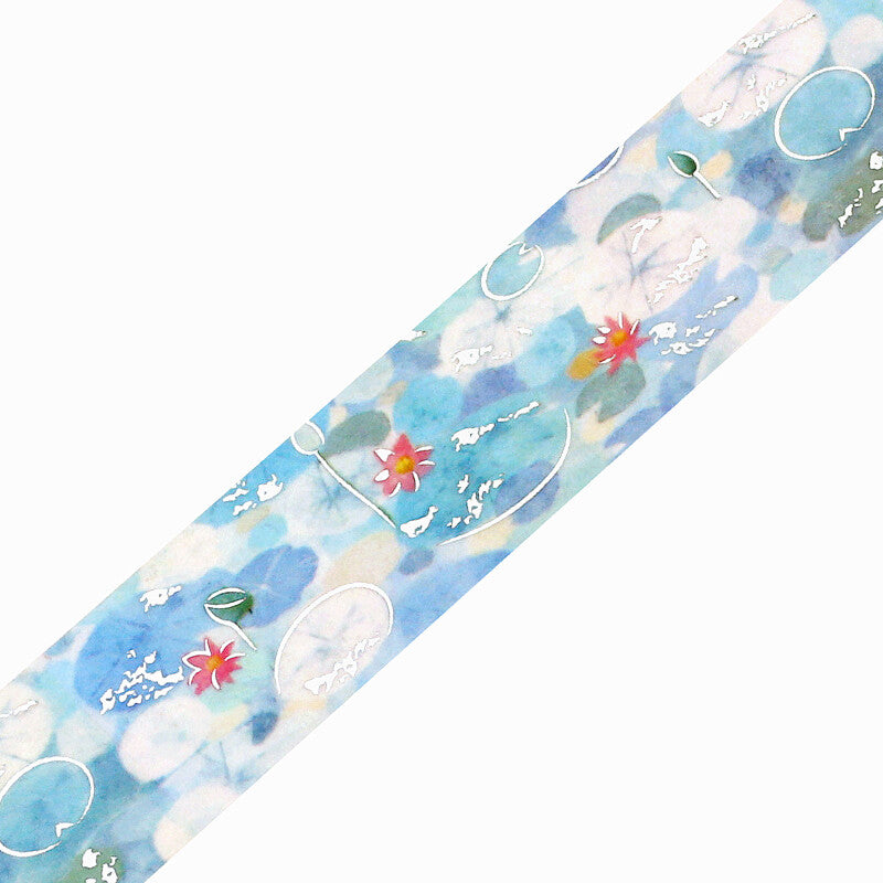 Dreaming Landscape Foil-Stamped Washi Tape - Lotus Pond