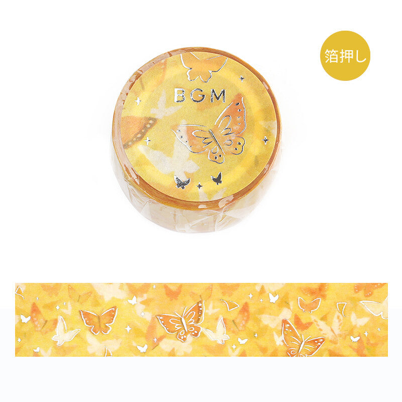 Dreaming Landscape Foil-Stamped Washi Tape - Butterfly