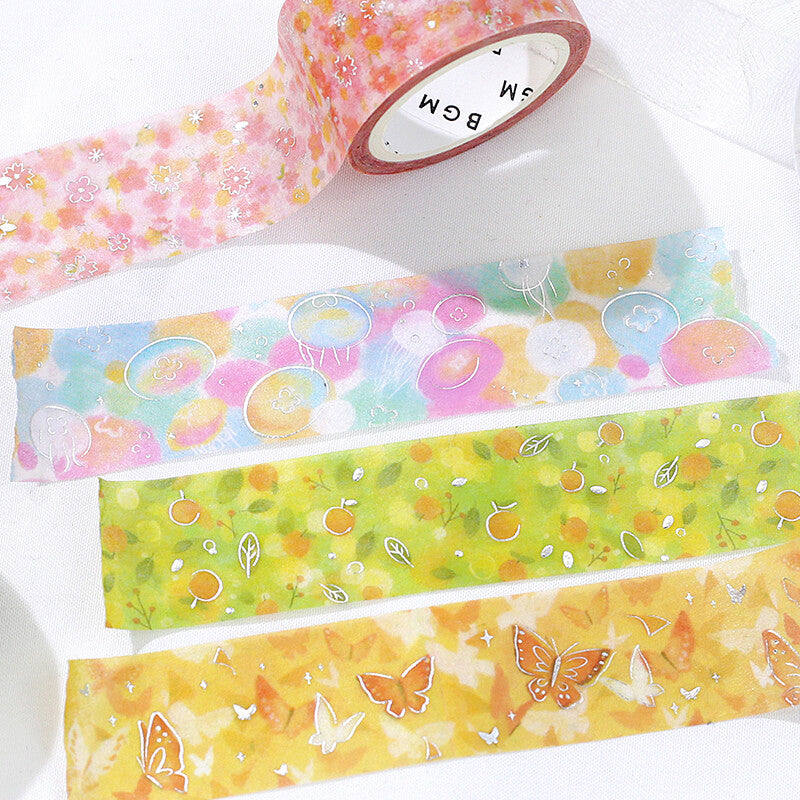 Dreaming Landscape Foil-Stamped Washi Tape - Butterfly