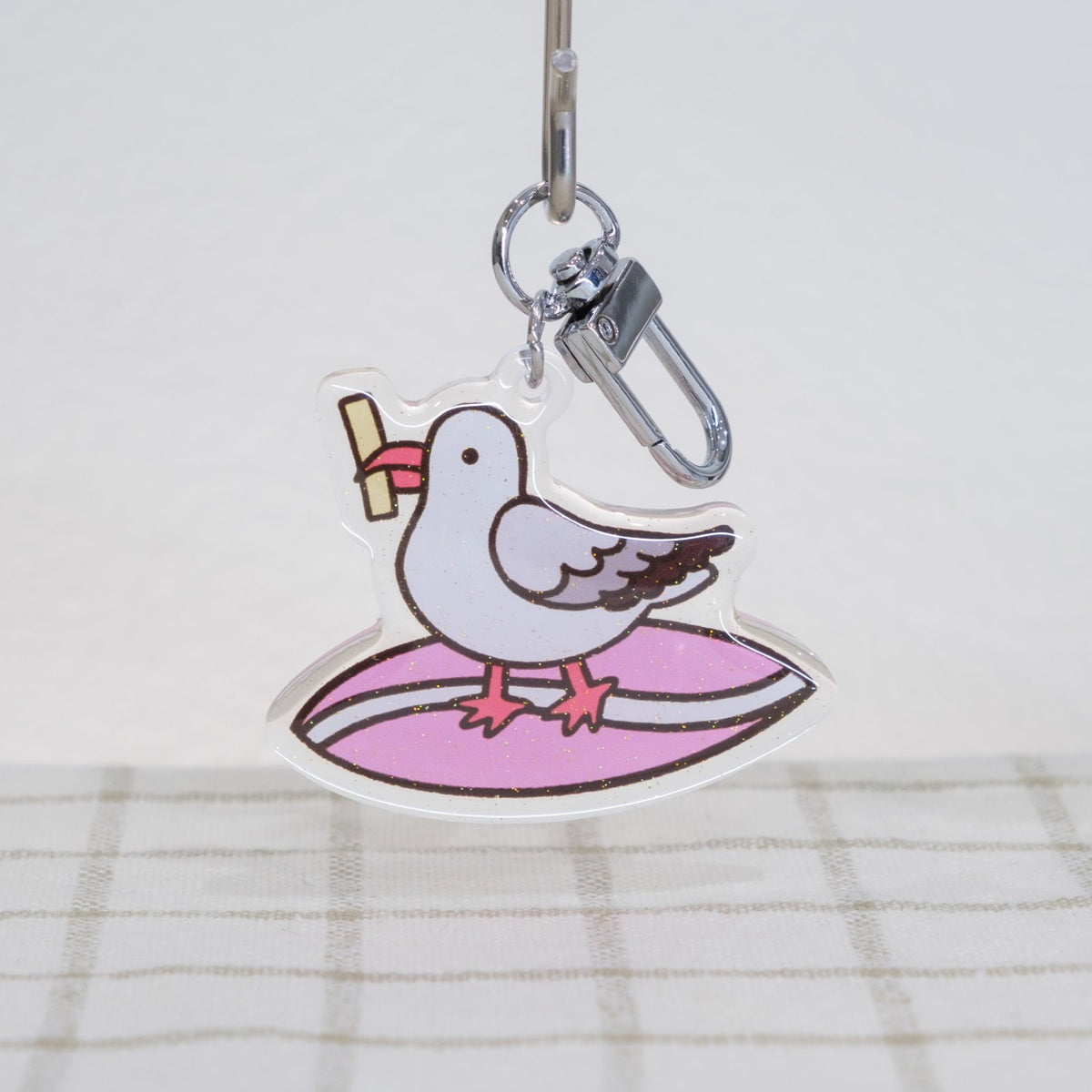 Chip Snatcher Seagull Keychain