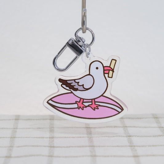 Chip Snatcher Seagull Keychain
