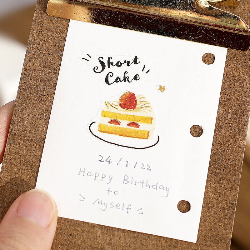 Today's Menu Foil-Stamped Washi Tape - Cafe