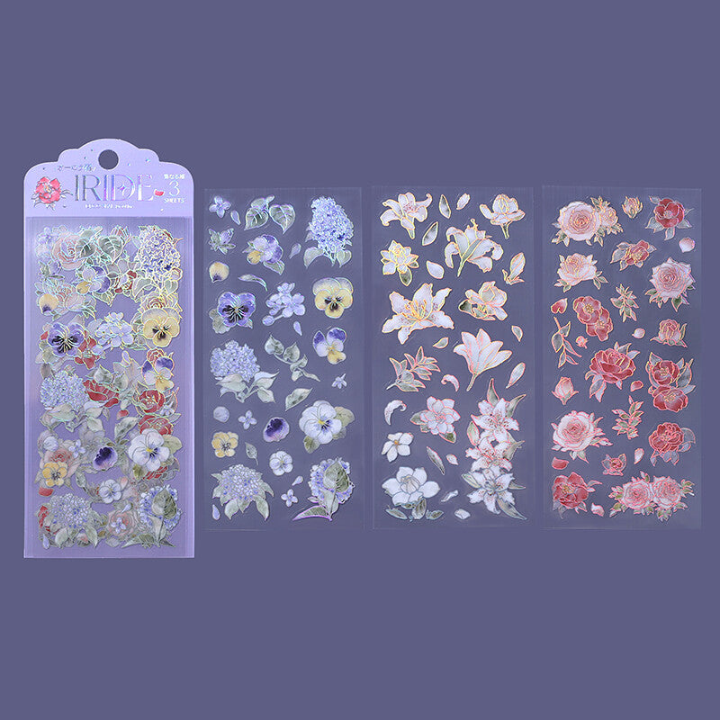 IRIDE Deco Stickers - Flower Blooming