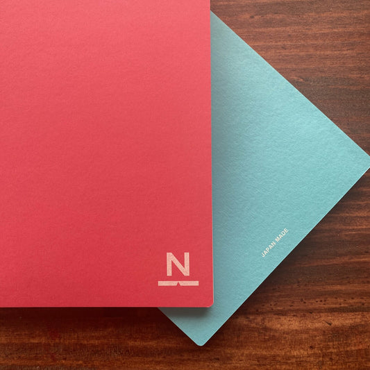 Nombre A5 Notebook N (#19 Berry Pink & Turquoise)