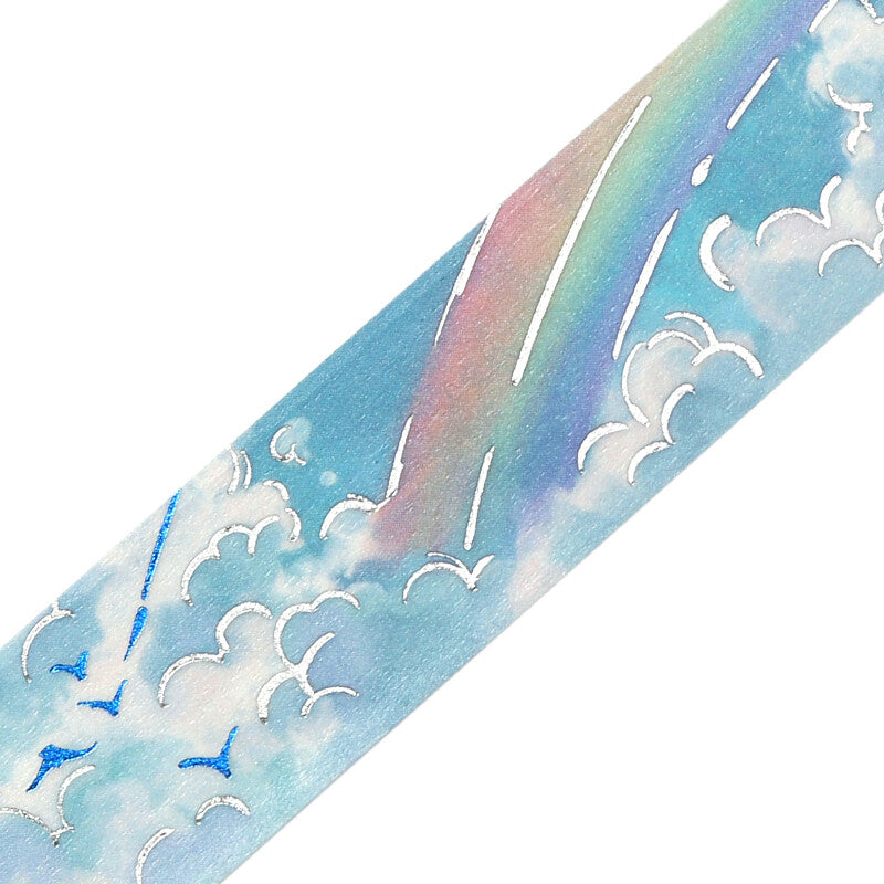 Sky Picture Book Foil-Stamped Masking Tape - Clear Skies