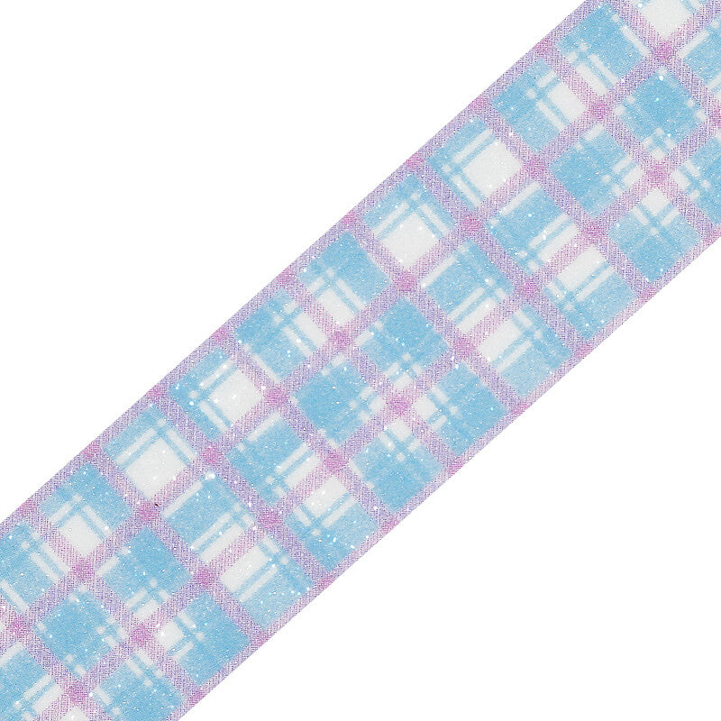 Kirafuwa Sugar Masking Tape - Check Blueberry