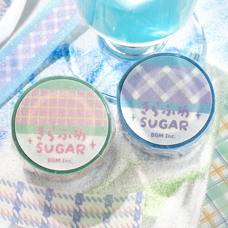 Kirafuwa Sugar Masking Tape - Check Strawberry Soda