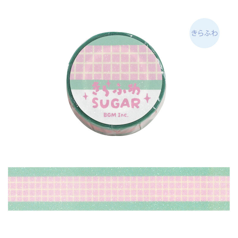 Kirafuwa Sugar Masking Tape - Check Strawberry Soda