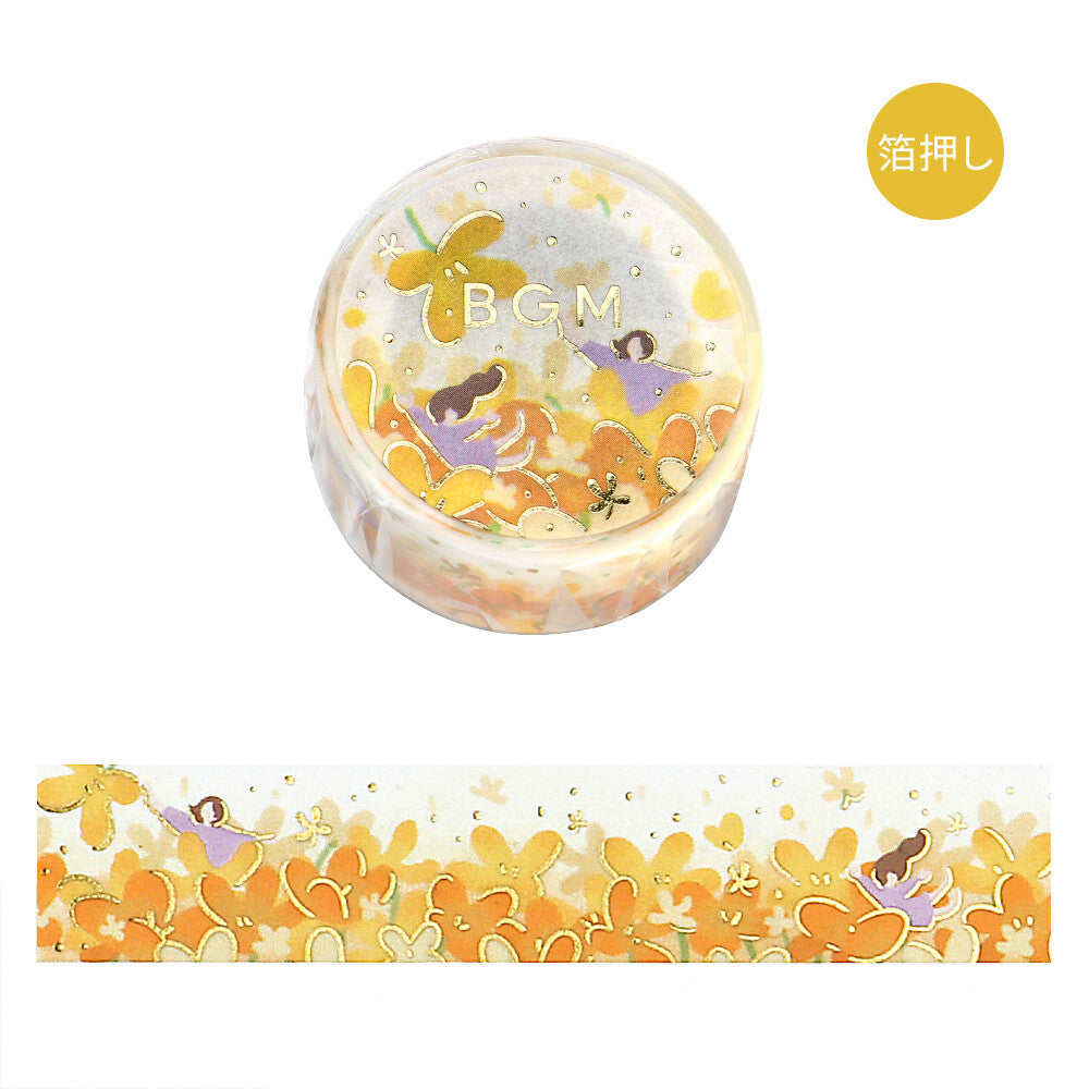 Flower Festival Foil Stamped Washi Tape