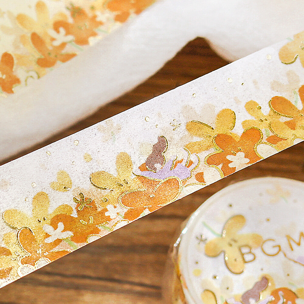 Flower Festival Foil Stamped Washi Tape